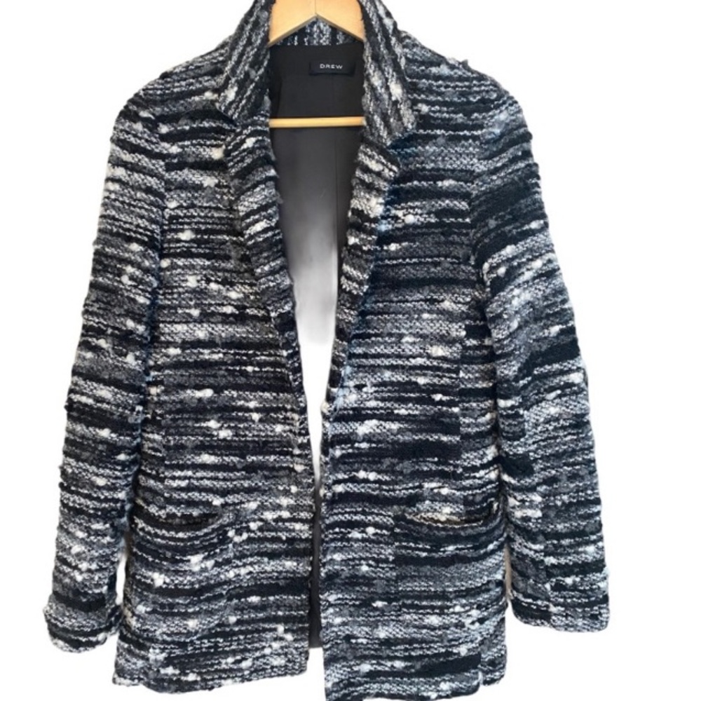 Drew Jacket/ Blazer Open Front Notched Color Size… - image 4